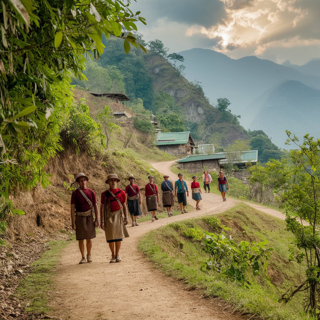 trekking w górach chiang mai polnocna Tjlandia